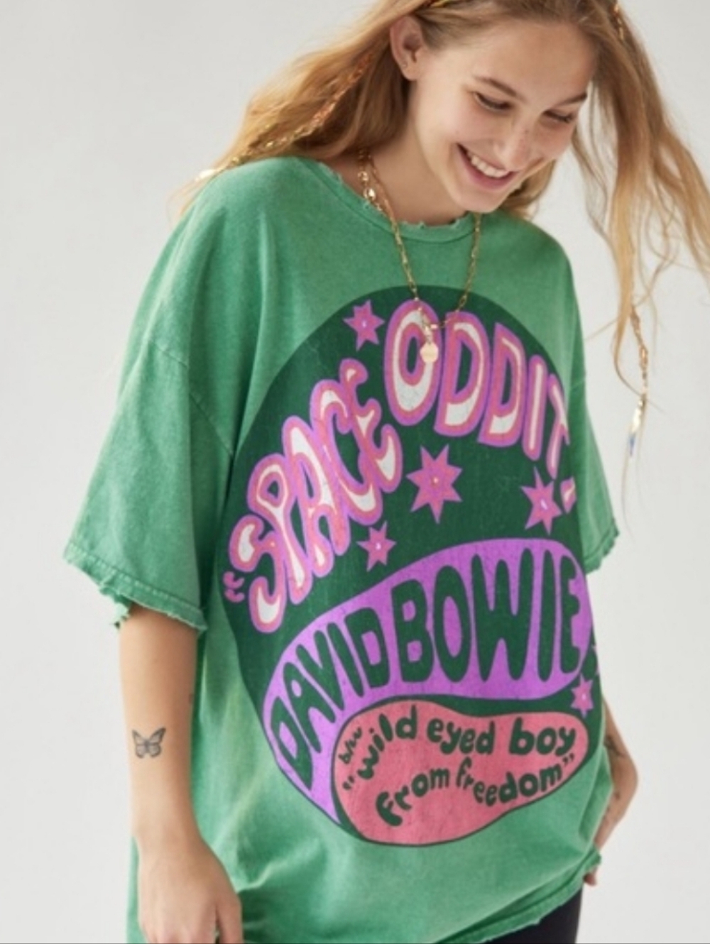 Urban Outfitters David Bowie Space Oddity T-shirt size S/M